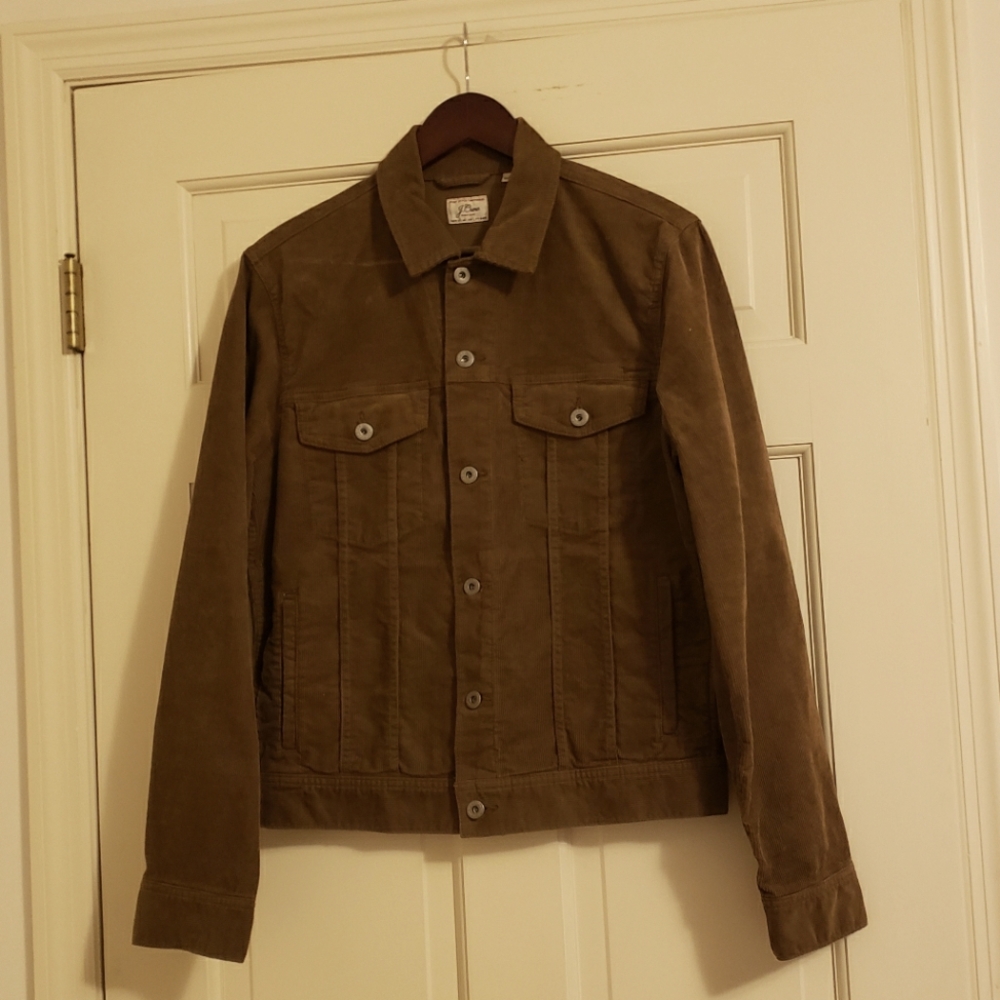 NWOT J. Crew brown corduroy jacket, S